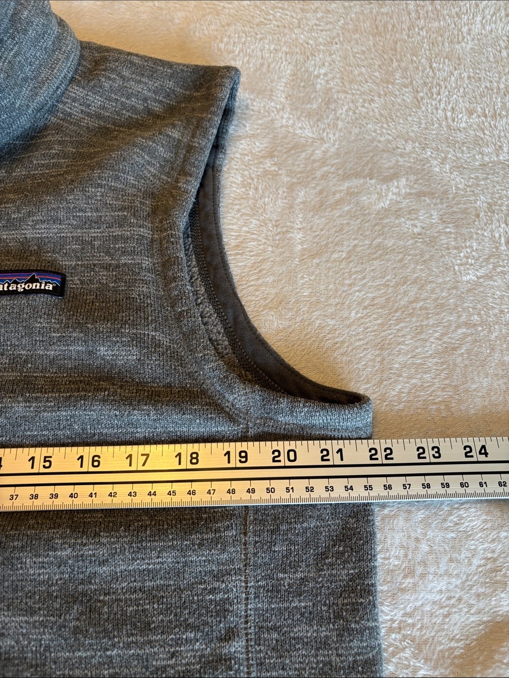 Patagonia Men’s Better Sweater Full Zip Fleece Vest Nickel Gray L EUC - Picture 2 of 7